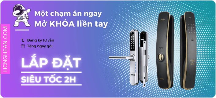 Ưu đãi lắp đặt Khóa Vân Tay